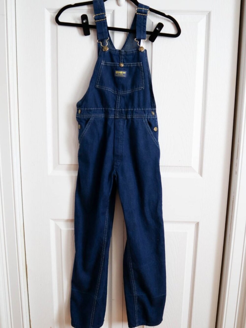 Vintage OshKosh B’gosh Vestbak Overalls Kids Size 12 Made USA 70s 80s Denim
